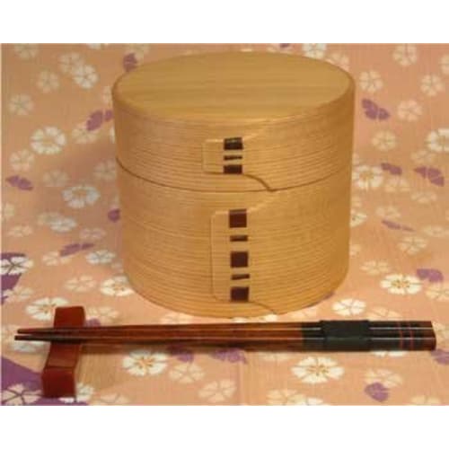 Odate Magewappa Two-tiered Bento Box