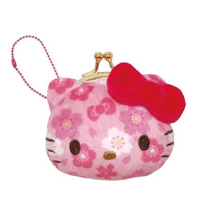 K Şirketi Sanrio Karakterleri (Japon Ürünleri Serisi) Yüz Mini Cüzdan Hello Kitty SAW-MG-KT