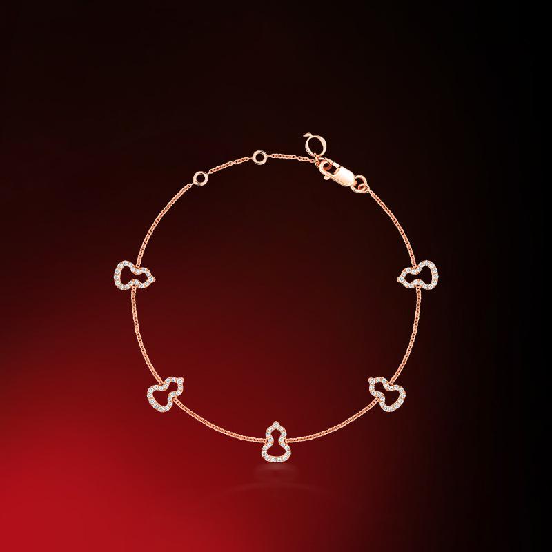 Luxury Women's Gourd Bracelet: Silver-Gilt, Mother-of-Pearl, Agate Jewelry, Unique Bangle, Handcrafted Design.