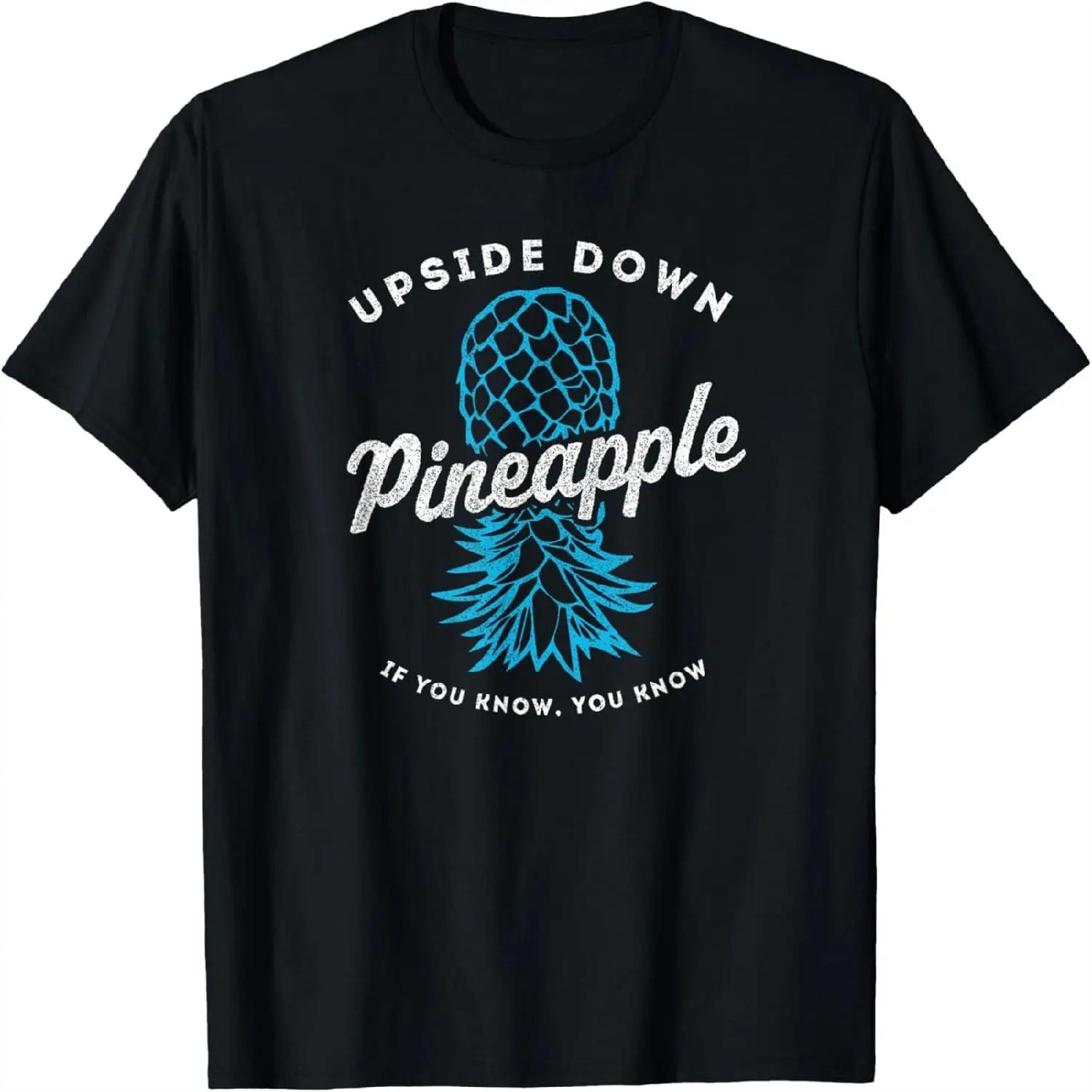 

Retro Upside Down Pineapple Swinger T-Shirt XXXXXL різнокольоровий