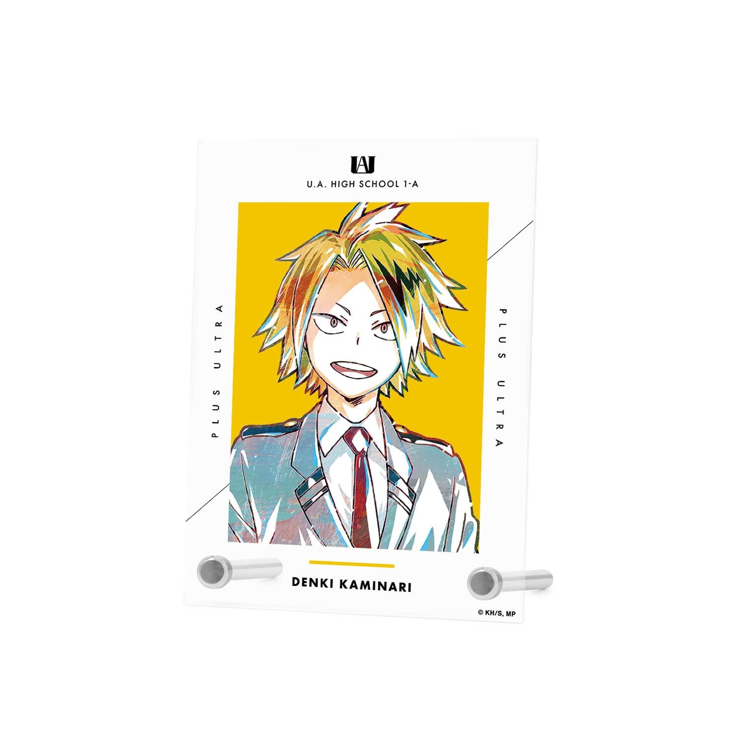 

ТВ Аниме Моя геройская академия Каминари Дэнки Ани Арт Том. 4 акриловые панели формата А6