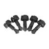 Tornillos de bloqueo con clips giratorios negros duraderos para la tapa superior del motor N90642001, tornillo de sellado de alta calidad para A4, A6 y A8.