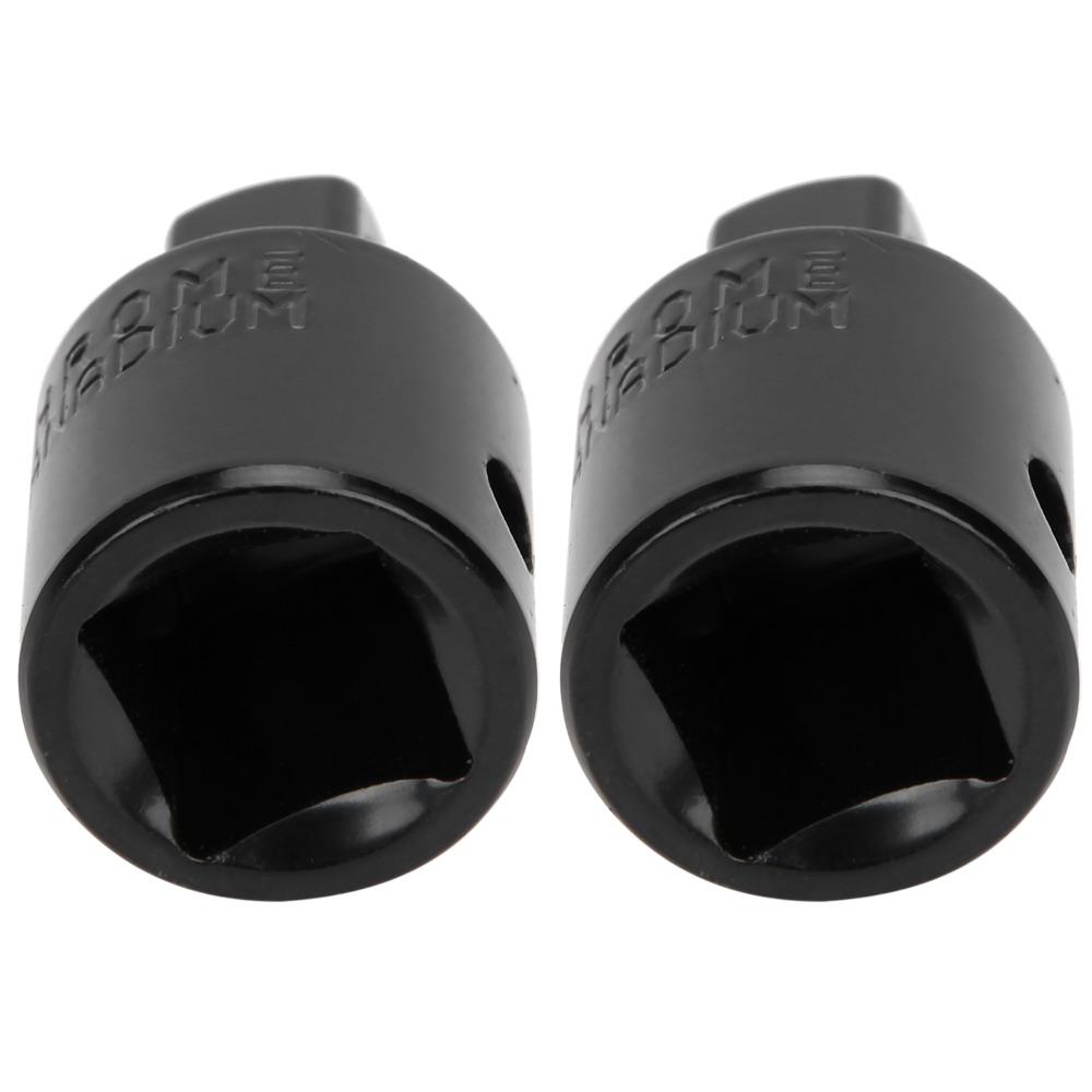 2pcs Chrome Vanadium Steel Socket Adapter Converter 1/2 to 3/8 Impact Socket Adapter Sleeve Reducer