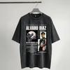 Alvaros Diaz Omakase 2026 Washed T Shirts Streetwear Hip Hop Vintage T-Shirt  Tee Shirt Men Women Short Sleeve Oversize
