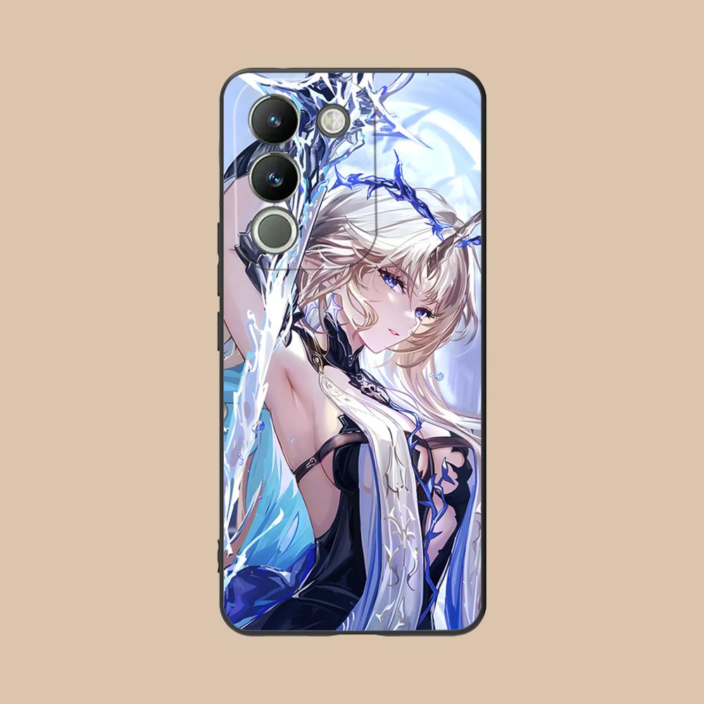 

Wuthering Waves Fleurdelys Phone Case for VIVO V60 V50 V40 V30 V29 V27 V25 V23 Pro Lite 5G Soft TPU Shockproof Cover vivo V23e