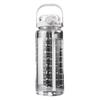 Yousheng Sports Water Bottle with Lid Leak-Proof Wide Mouth BPA-Free Water Cup 1.5L/2L Large Capacity Reusable Drinking Cup for Gym Travel Home School