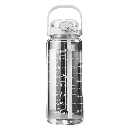 Yousheng Sports Water Bottle with Lid Leak-Proof Wide Mouth BPA-Free Water Cup 1.5L/2L Large Capacity Reusable Drinking Cup for Gym Travel Home School