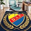 Djurgardens IF Pattern Rug, Indoor/Outdoor Mat, for Picnic, Gameroom, Bedroom, Office, Living Room, Home Decor Carpet, Birthday Gift