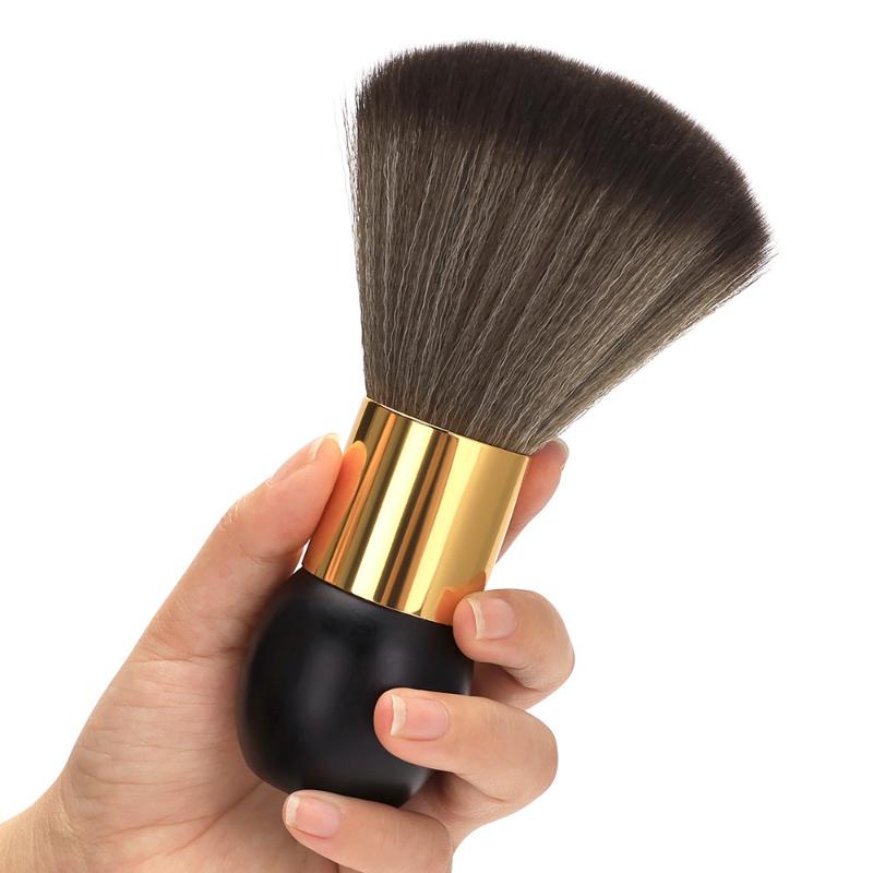 

1pc Large Hair Round Brush with Wooden Handle - Professional Barber Brush for Hair Styling, Salon Tool for Salon and Home Use
