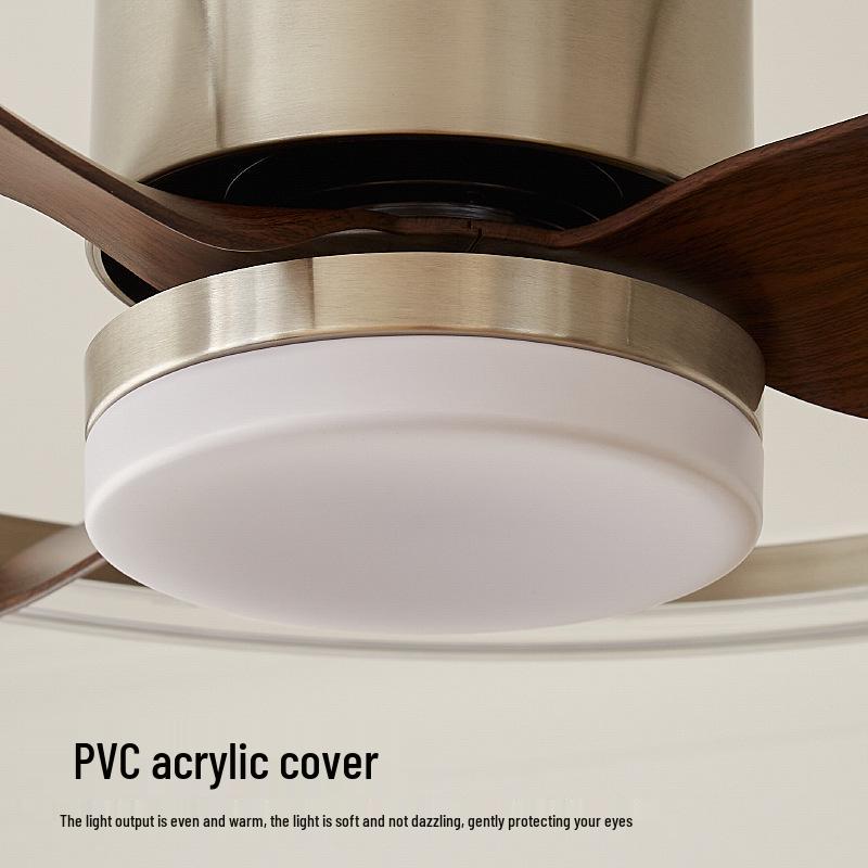 Retro Industrial-Style Ceiling Fan Light for Bedroom or Dining Room