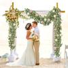 Greenery Garland Silk Artificial Spring Vines Eucalyptus Garland Handcrafted Artificial Eucalyptus Leaves For Wedding Home Decor