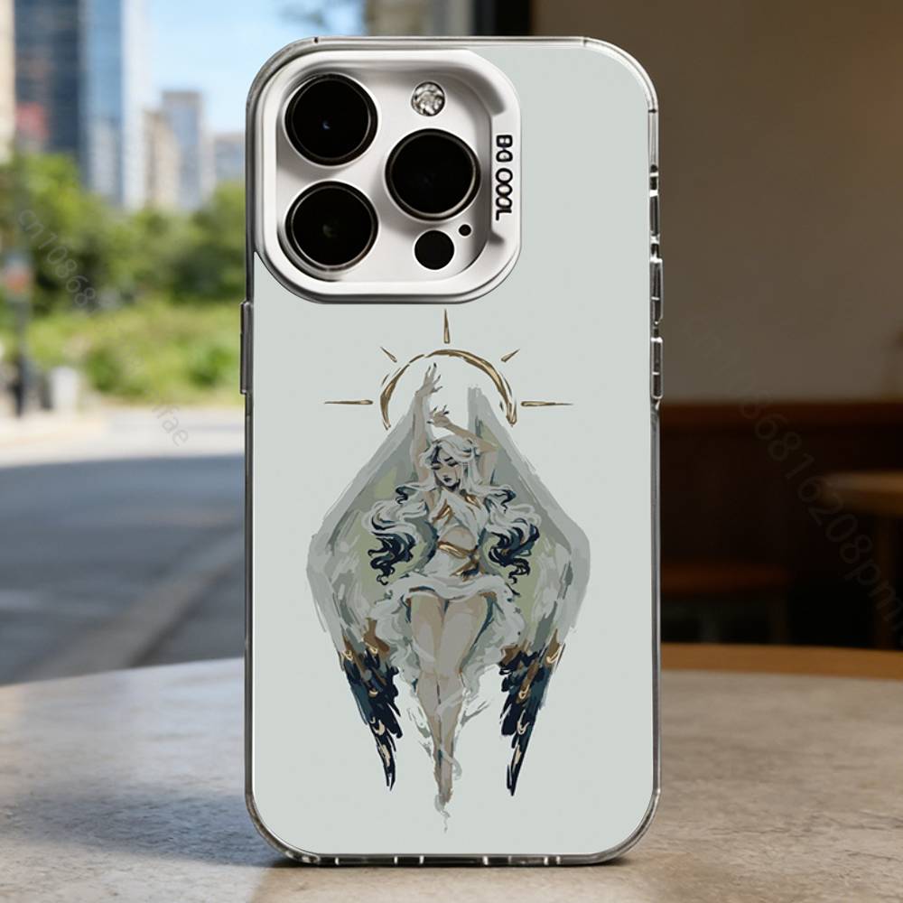 Artistic Style of Angels Case for iPhone17 16 15 14 13 12 11 Pro Max Plus Air 16E X XR XS Max Hard Shockproof Bumper Cover