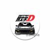 32/44/58MM Initial D Anime Enamel Pins for Clothes Bag Decor Round Cartoon Brooches On Backpack Racing Badge Jewelry Gift Accessory