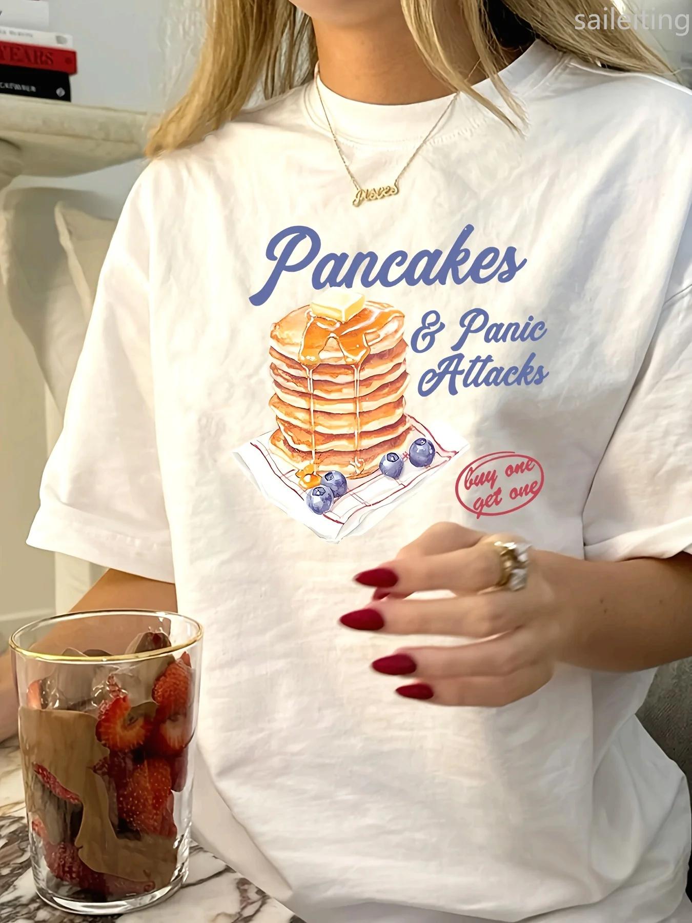 

Camiseta estampada con cuello redondoTop estampado informal Vintage para mujer ropa de Unisexga Harajuku camisetas de calle 4XL
