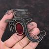 Red Fire Labradorite Pendant Copper Wire Wrapped Pendant Handmade Brand New Jewelry Gemstone Dragon Pendant Copper Wire Jewelry Gift For Mom