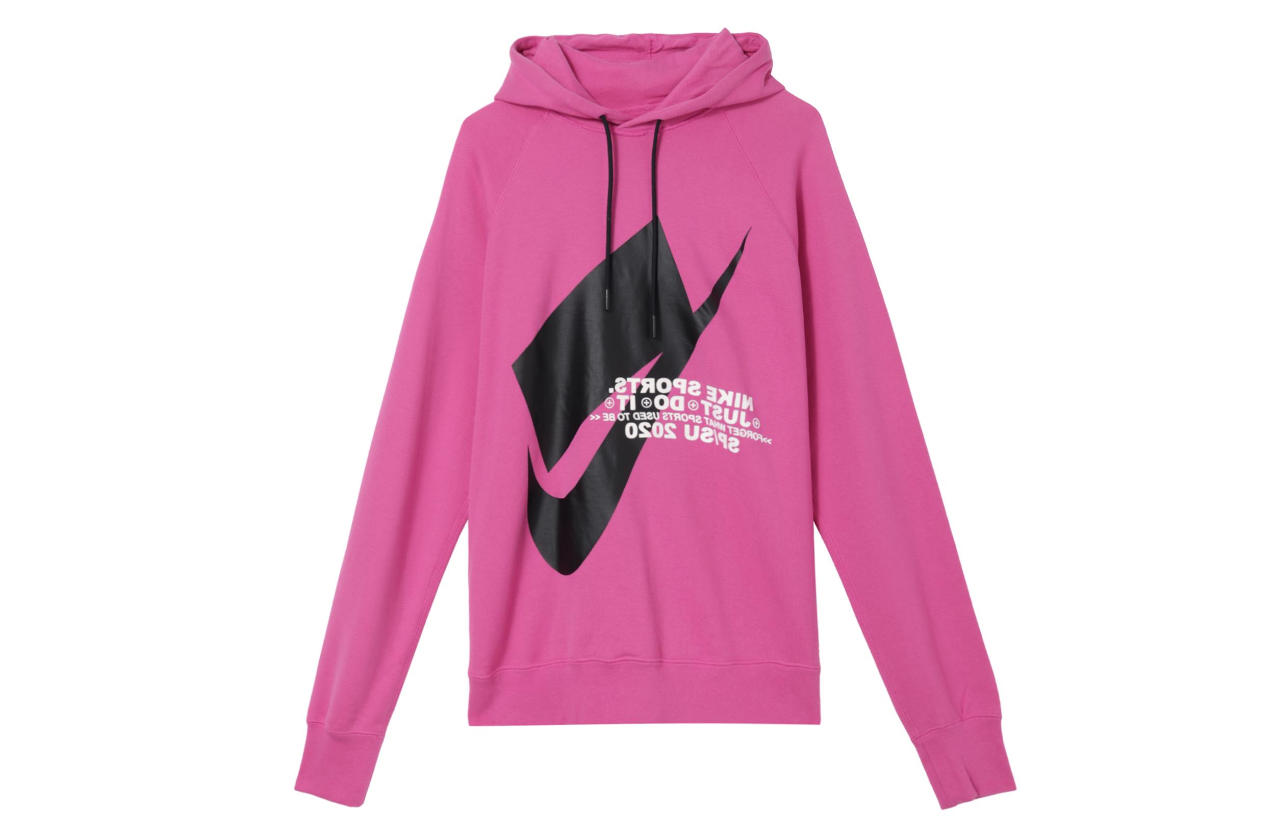 Мужские толстовки Nike Active Fuchsia с капюшоном, умеренный крой, regular CJ5049-623 M