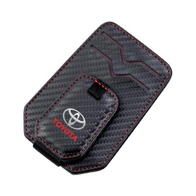 ZUISHENG Car Eyeglass Clip, Multi Storage Card Clip, Suitable for Toyota, Sun Visor Eyeglass