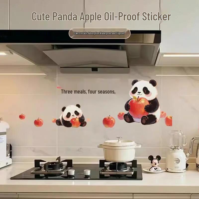 Fumede Cartoon Oil-Proof Kitchen Stove Sticker