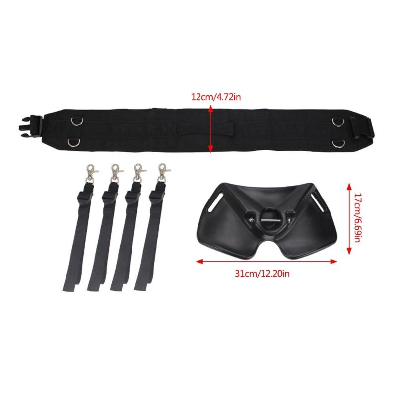 Fighting Belt Fishing Belt Rod Holder Rod Support Holder Fishing Rod Holder Waist Belt Set Fish Rod Belt Fishing Tackle