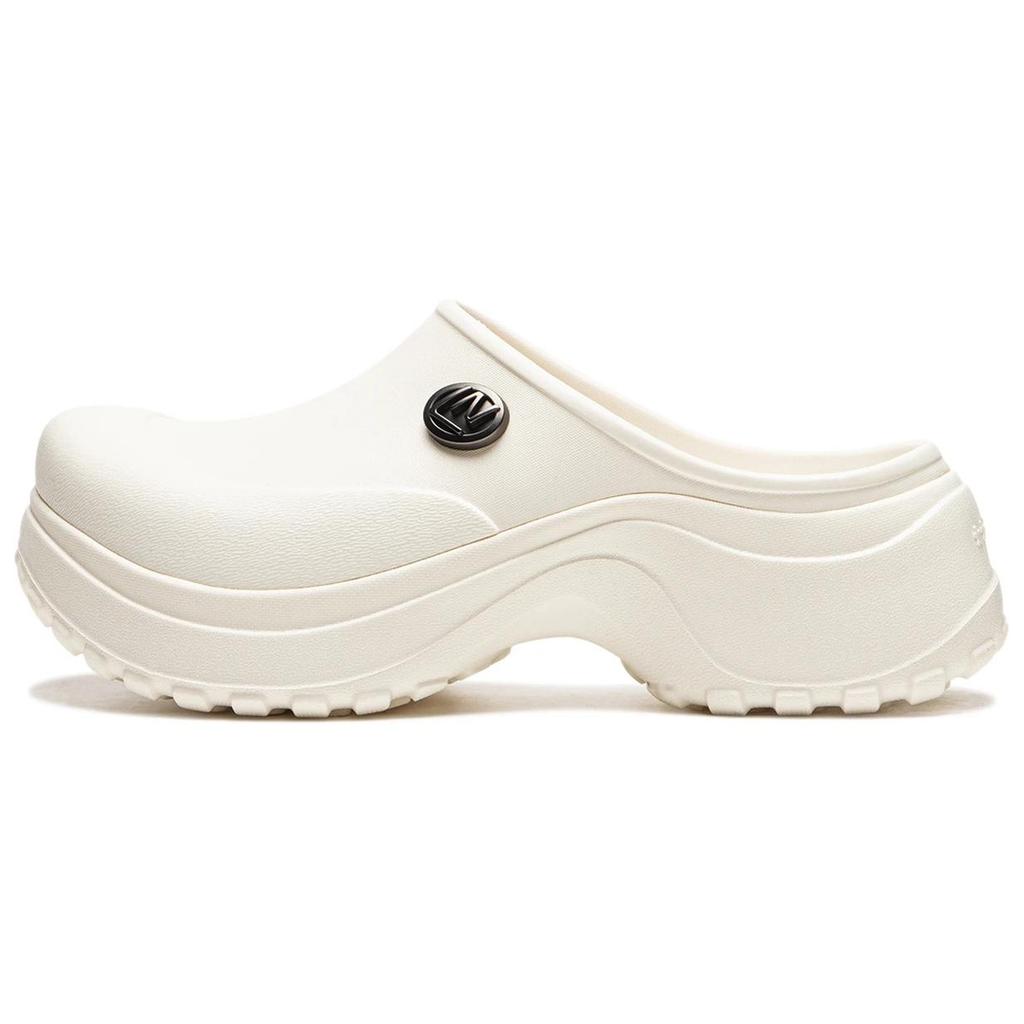 Li Ning Project Muller Trendy Thick Sole Fashion Shock Absorption Non-Slip Wear-Resistant Support Increased Bounce Closed-Toe Slippers AGAU020-2
