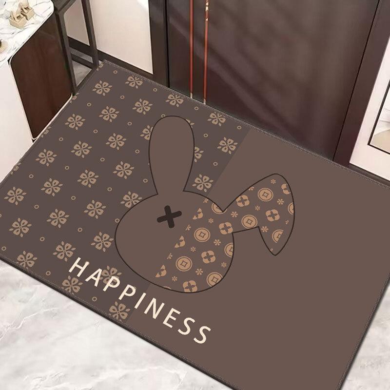 

Мультяшный бытовой коврик для пола, противоскользящий коврик для ног, входной коврик для удаления пыли, грязеотталкивающий коврик для пола 40 * 60cm