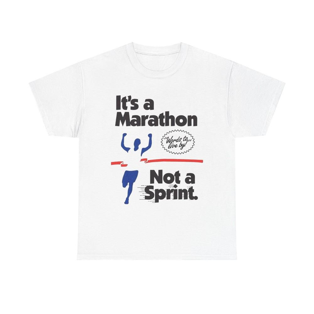 It s A Marathon Not A Sprint Graphic T Shirt Unisex Heavy Cotton Tee  Unisex T-Shirt XXXL