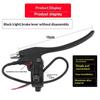 1/2Pcs E Bike Brake Levers Aluminium Alloy Left Right Hand Brake Power Failure Hand Brake Lever For Electric Bike Scoooter