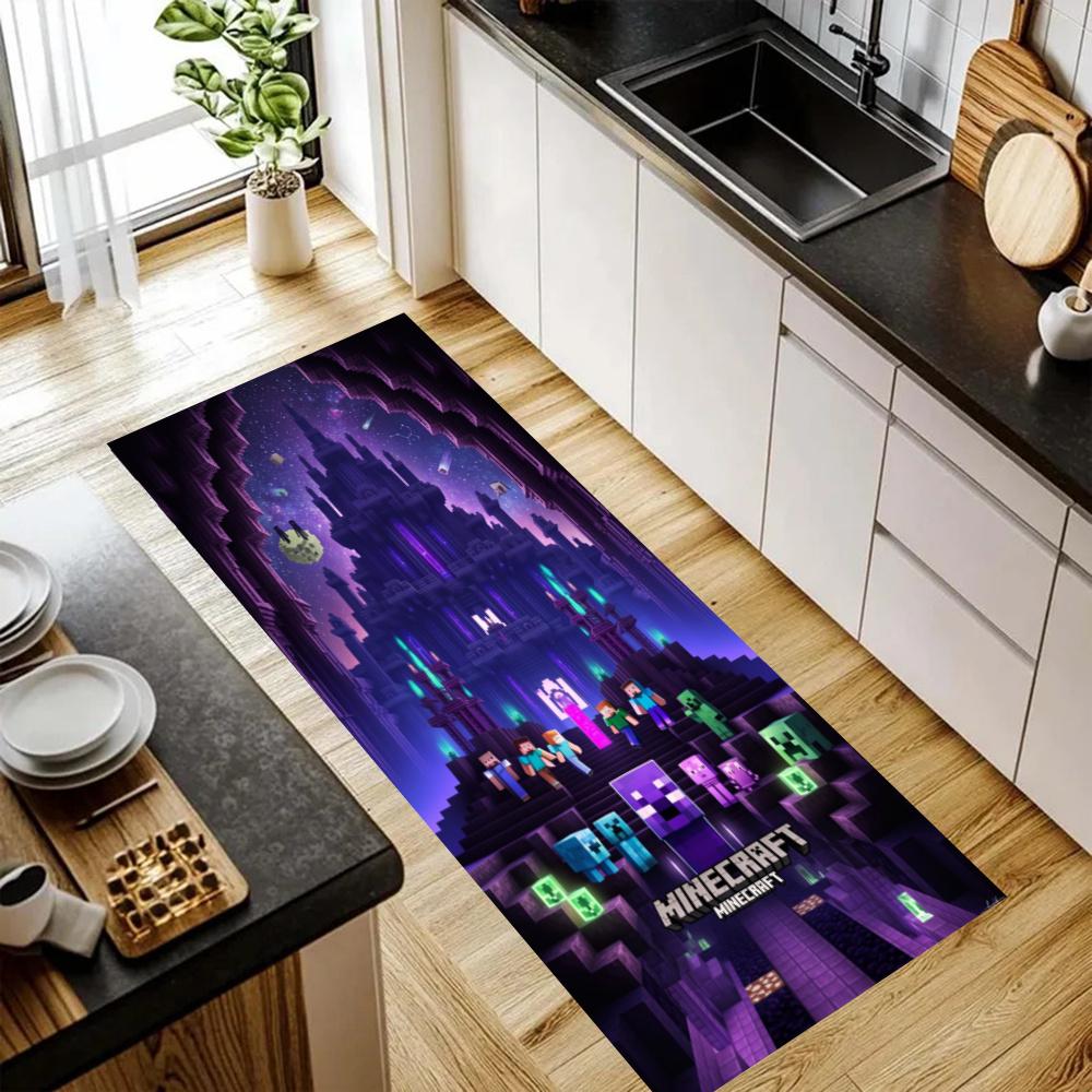 Minecraft Kitchen Carpet Nonslip Floor Mat Ideal For Indoor And Outdoor Entryway Door Mat Laundry Room Bathroom Foot Mat