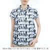 Admiral Golf ADLA309 Women's A-Line Golf Shirt with Spray Logo Print, Navy