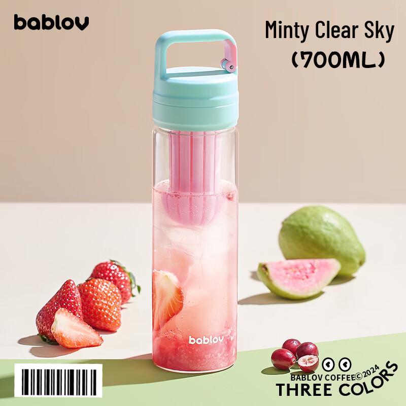Bablovo High Borosilicate Glass Water Bottle