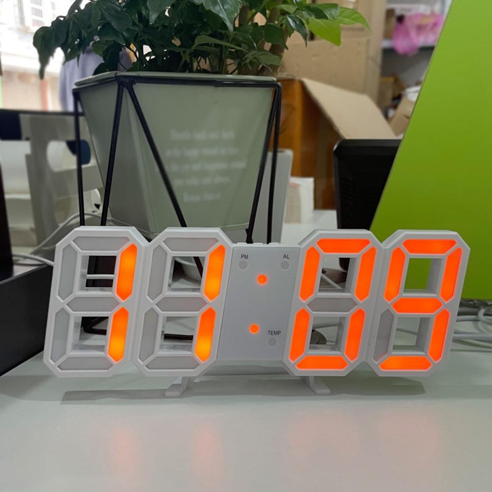 Digital Wall Clock Desk Watches Electronic Alarm Modern Home Decoration for Bedroom Decor Interior Led Table Clocks Living Room