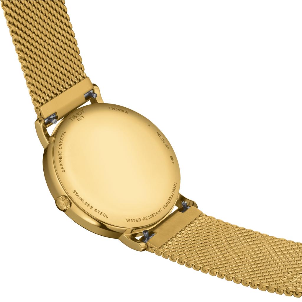 Tissot Edelstahl Champagner Zifferblatt Herren Modeuhr T143.410.33.021.00