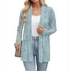 Women's Lightweight Cardigan Sweaters Open Front Long Sleeve Casual Loose Thin Cardigans With Pockets