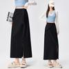 Spring Slimming A-line Slit Skirt: Women's High Waist Hip-hugging Style