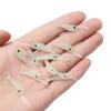 Biomimetic 3cm Hook Worm Silicone Sea Fishing Shrimp Fake Bait Luminous Shrimp Fishing Lures