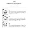 Leather Cover for All Seasons Auto Steering Wheel Cover Ultra-Thin Non-Slip Round Breathable Car Steering Wheel Protector