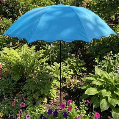 95cm Large Plant Shade Umbrella Weatherproof Cloth Folding Parasol Fishing Umbrella Flower Pot