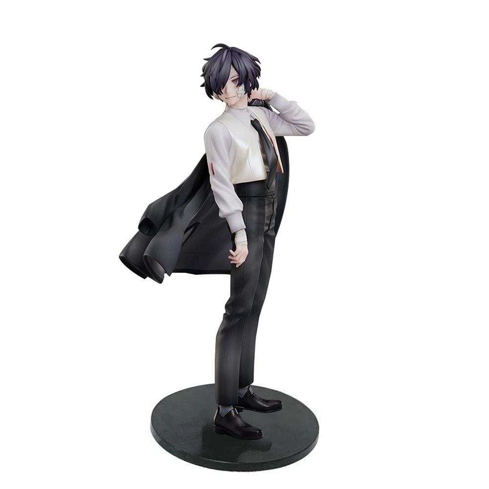 

BSD Anime Figures Nakahara Chuuya Figure Dazai Osamu figures standing posture action figurine PVC collectibles Models Dolls 22cm 22cm