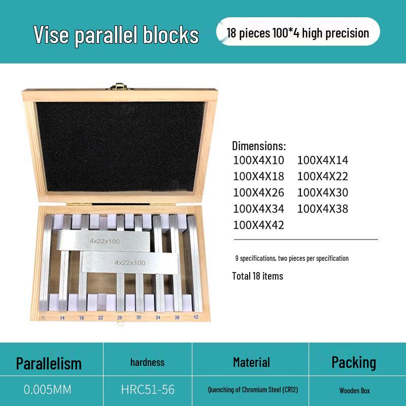 Parallel Shim Vise: CNC Milling Machine Fixture for Equal Height Support
