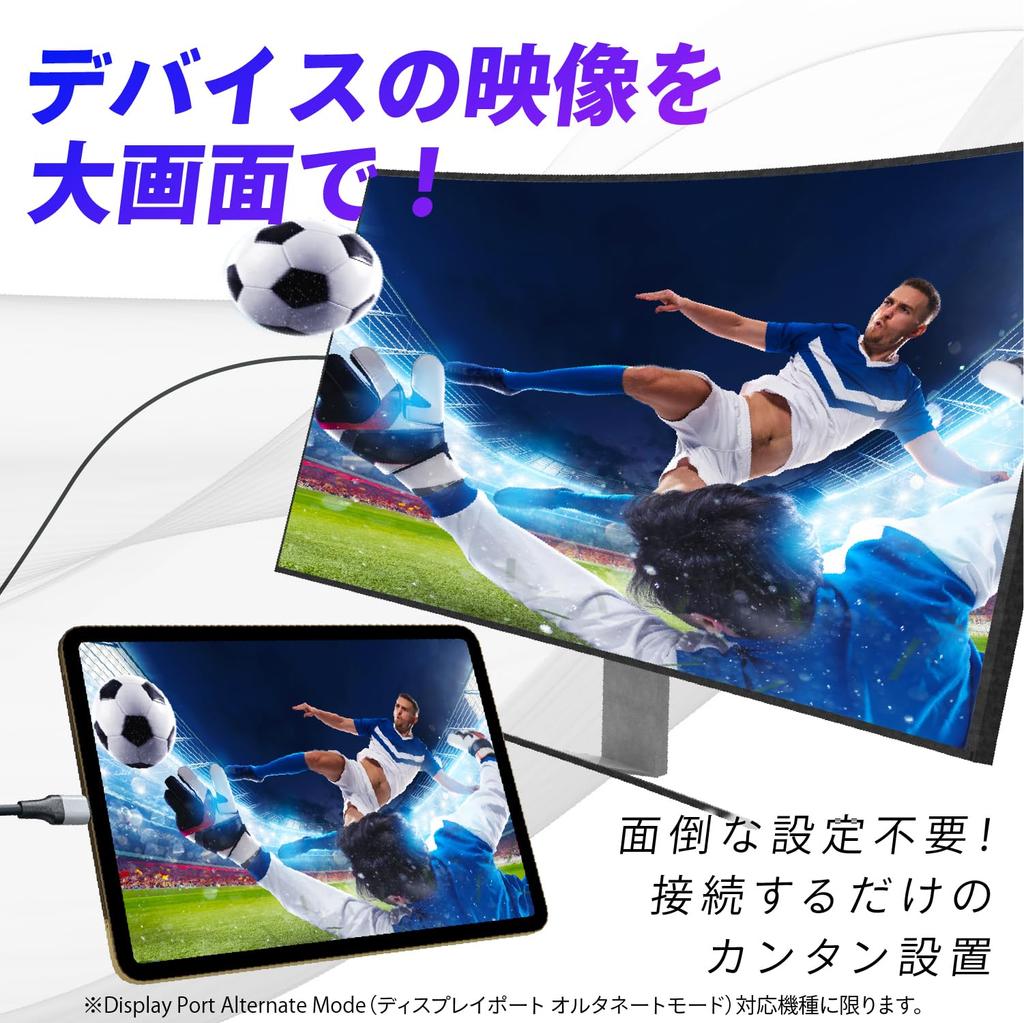 SEIWA HDMI Conversion Cable USB Type C to HDMI [Cable