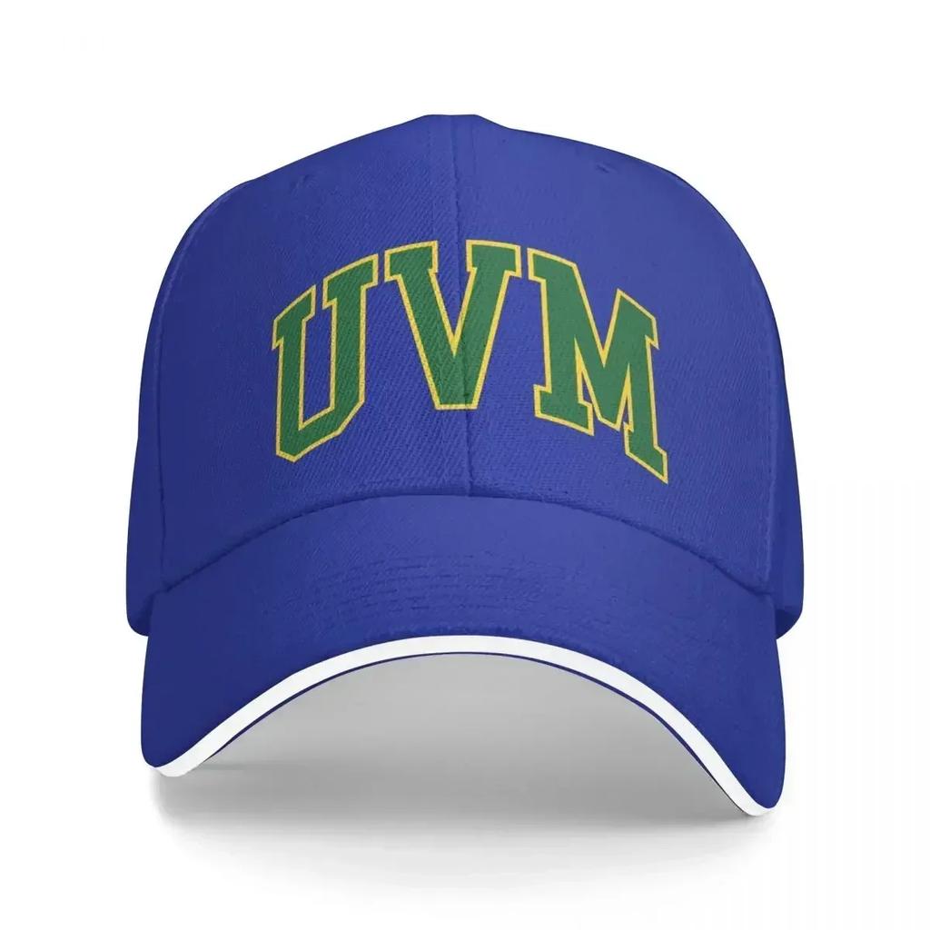 Uvm College Font Curved Baseball Cap F Hiking Hat Sunhat New Hat Hats Unisex Womens