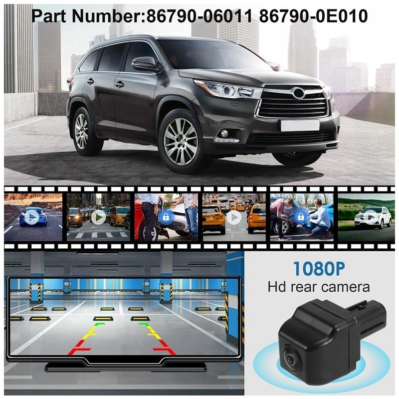 86790-06011 86790-0E010 Rear View Camera Reversing Assist Camera For Toyota Camry Highlander 2006-2015