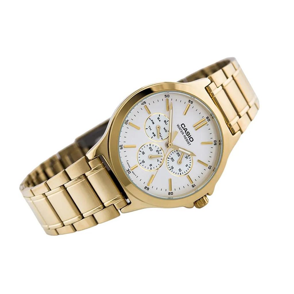 Casio Men Standard Series 47mm White Watch MTP-V300G-7A MTP-V300G-7A
