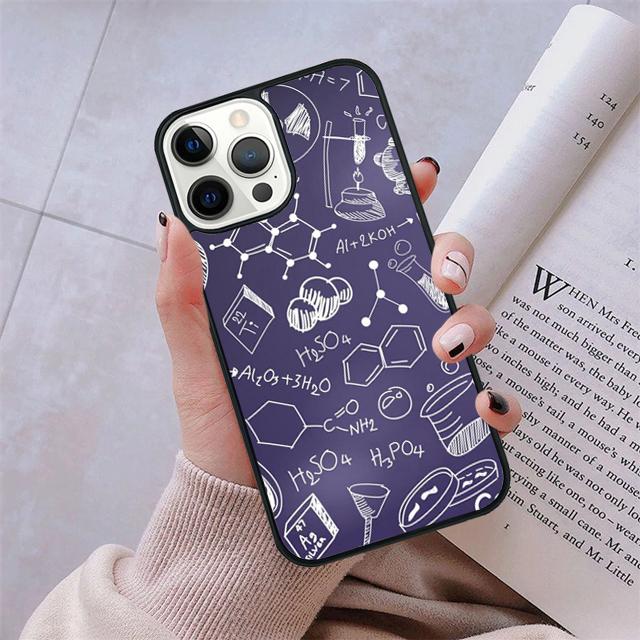 Science Chemistry Formulas Phone Case For For iPhone 17 Air 16 15 11 12 13 14 Pro Max Plus Coque