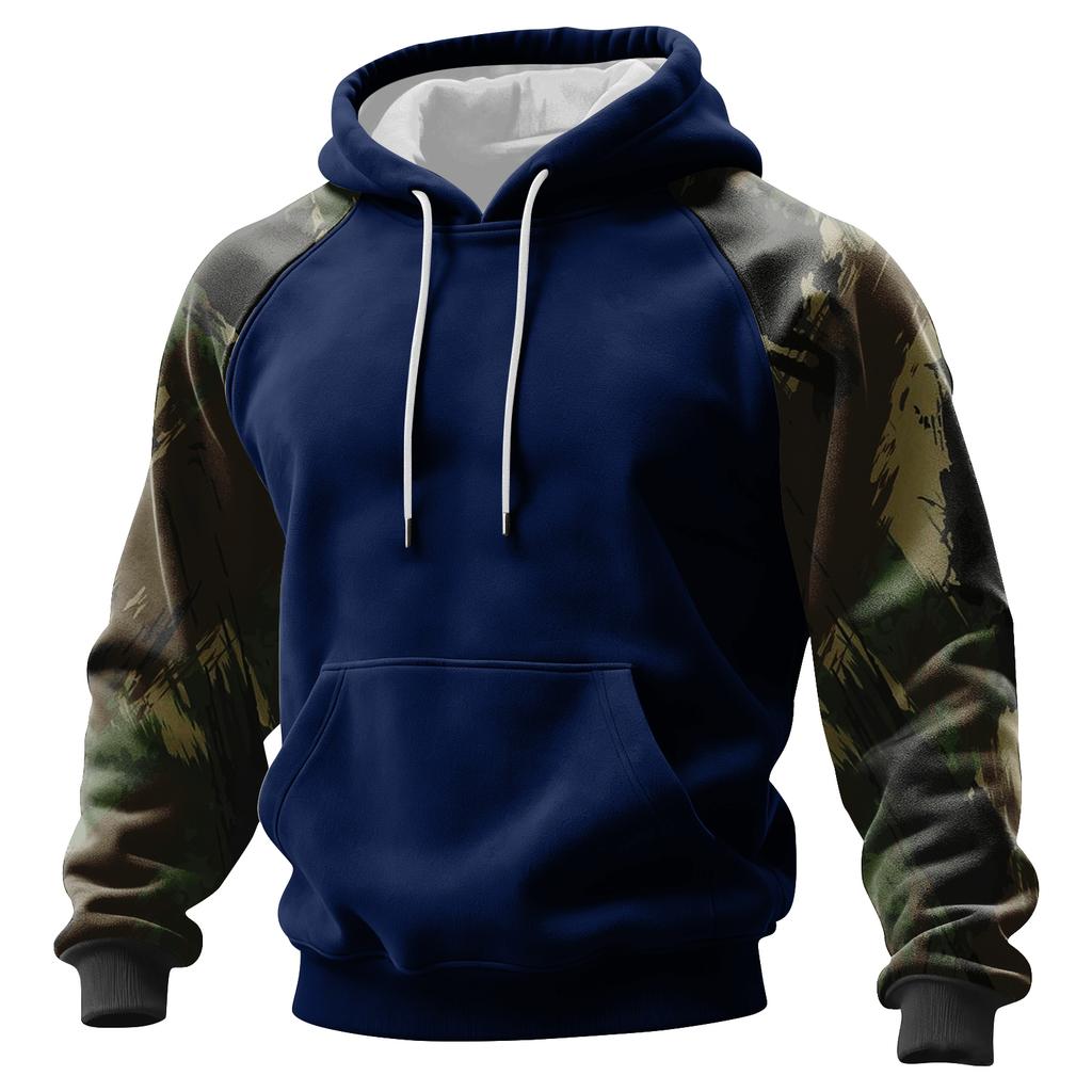 Men's Camouflage Sweatshirt Hoodie Men's Sports Large Size Casual Sweatshirt