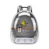 Portable Bird Cage with Prech Feeder and Tray, Acrylic Pet Backpack Bag, Parakeet, Cockatiel, Parrot, Bunny, Travel Backpack