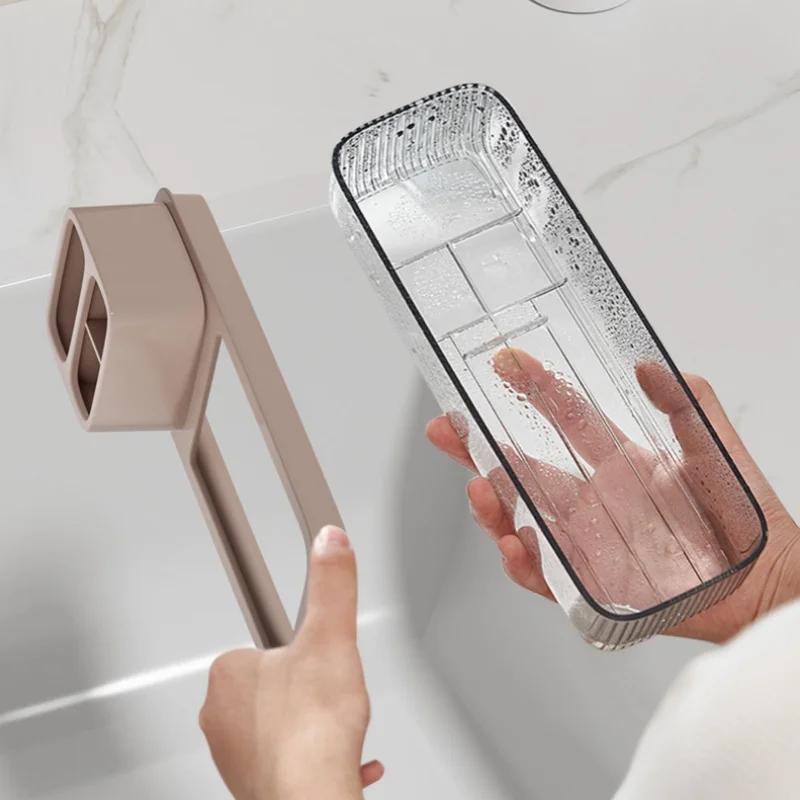 Washing Cup Toothbrush Holder Electric Toothbrush Rack Bathroom Dental Cup Storage Table Family Couple Mouthwash Cup Storage Box