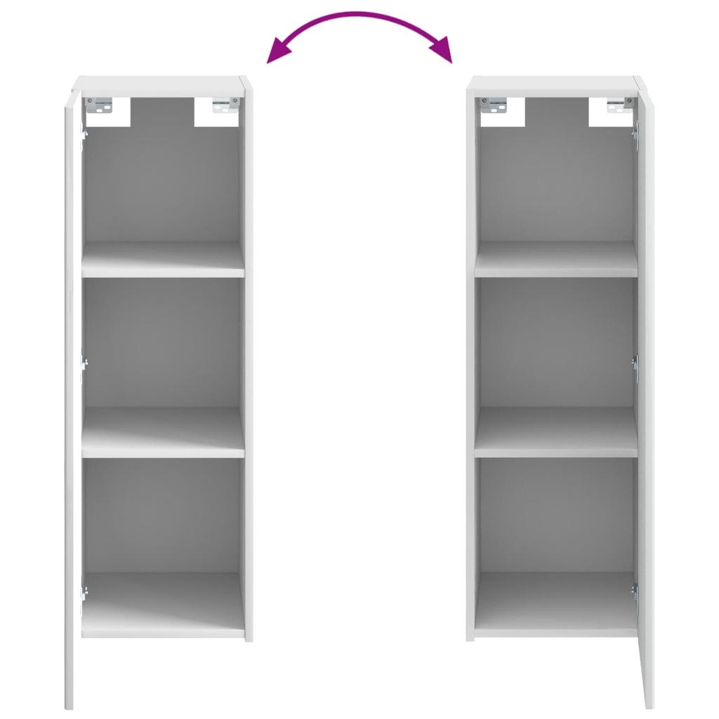 Wall Mounted Bathroom Cabinet Glossy White