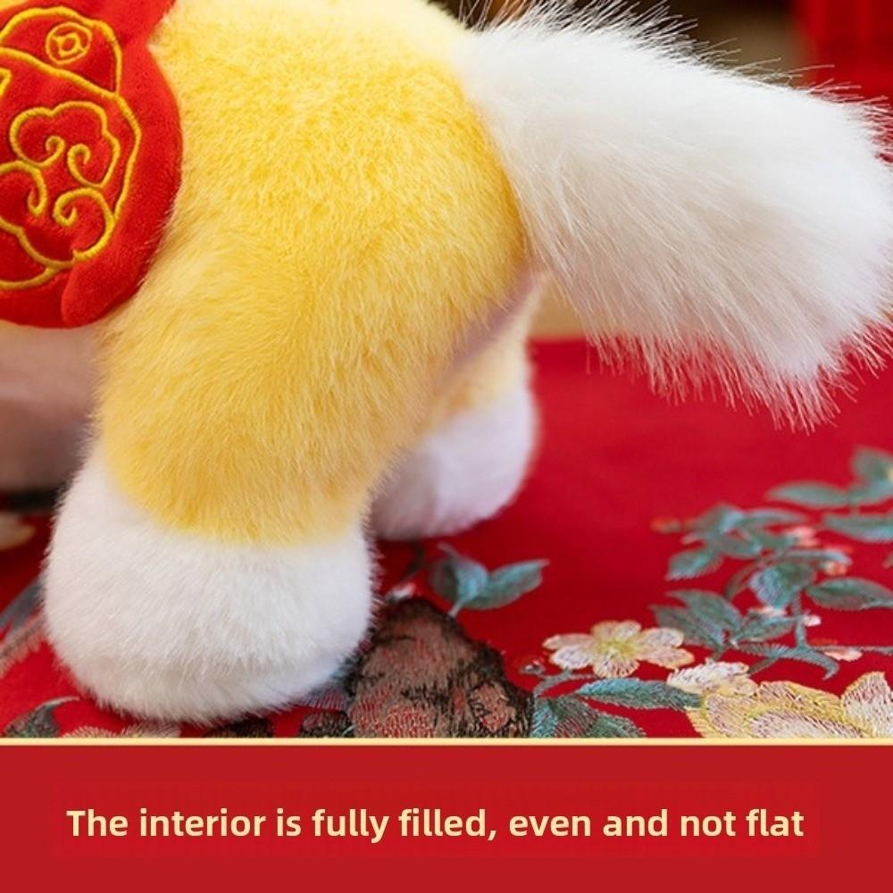 Tassel Pendant Horse Plush Doll Creative Cartoon Steed Doll Zodiac Pony Figurine  Chinese New Year