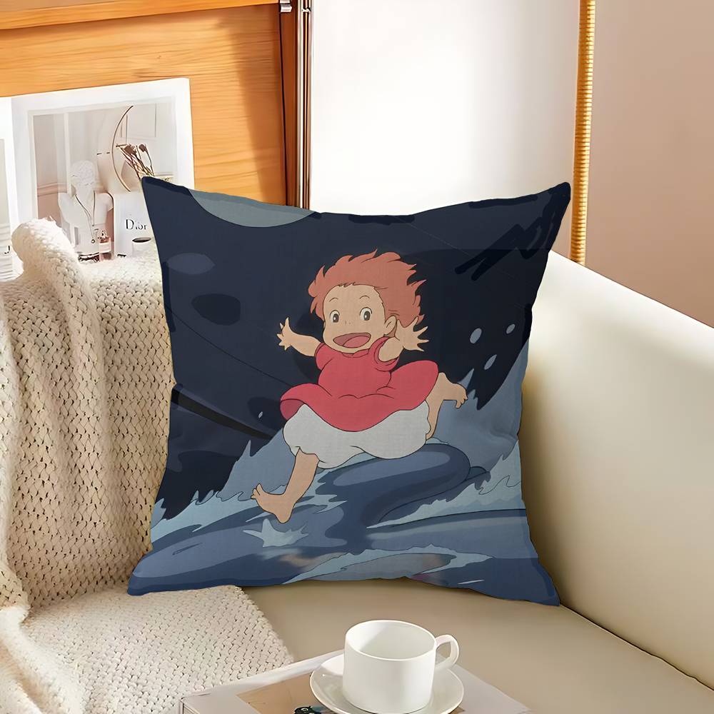 Cartoon PPonyos Movie Pillow Anime Pillow Sofa Bed Head Pillow Cover Cushion Cover x cm Fashion